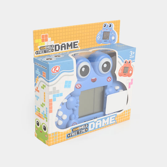 Kids Frog Handheld LCD Game Console - Blue