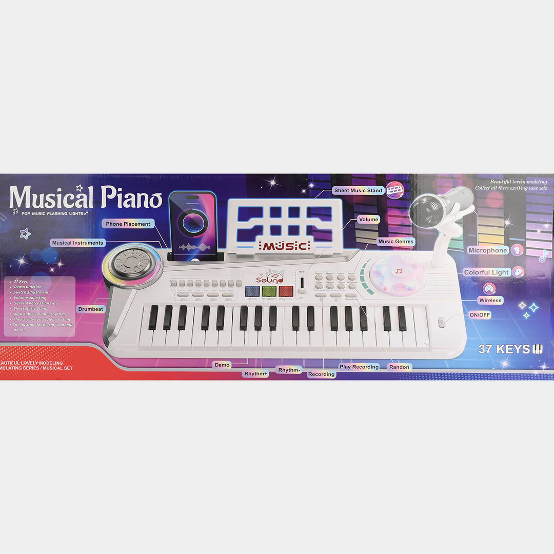 37 Key Electronic Keyboard with Microphone