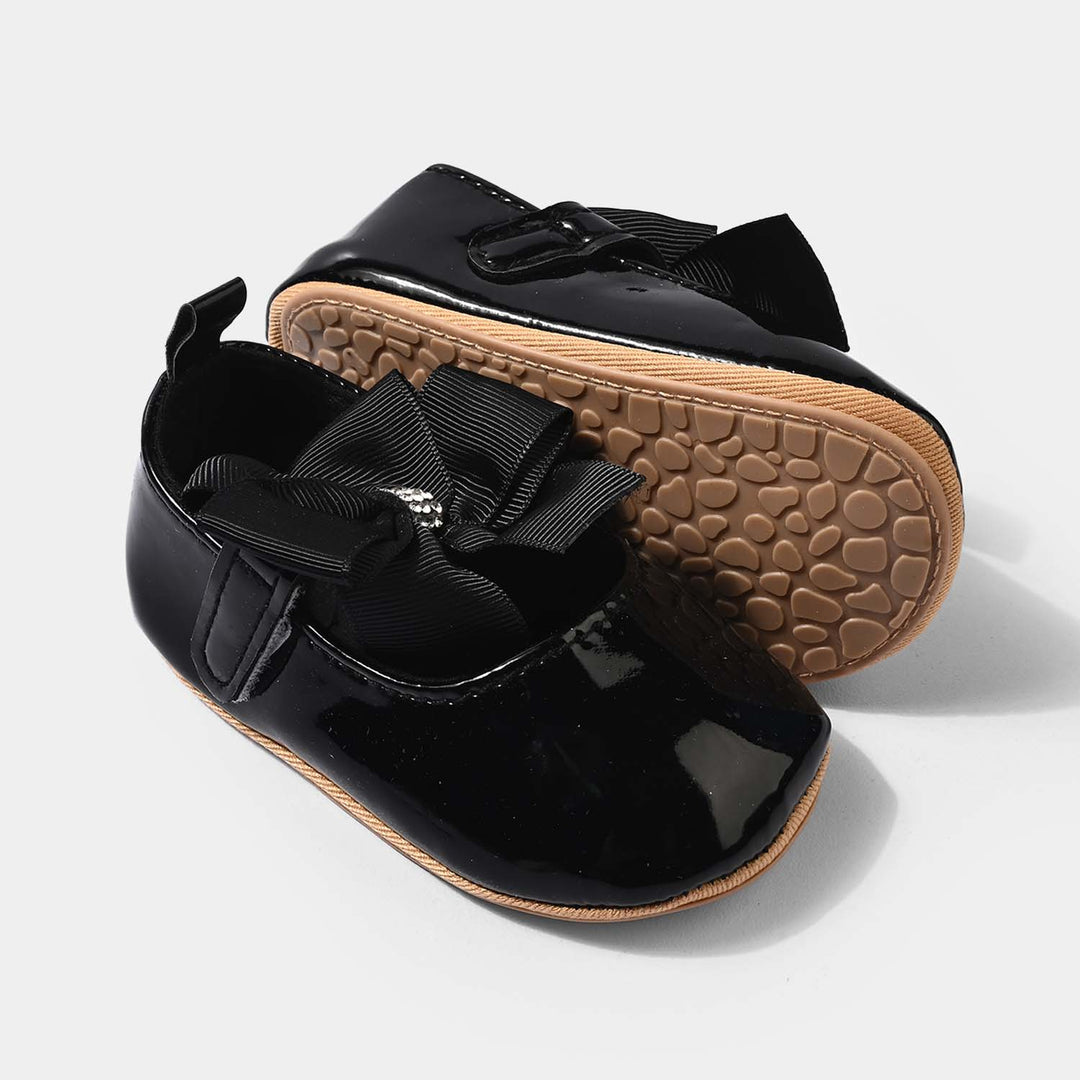 Infant Girls Shoes E201-BLACK