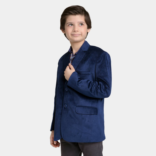 Boys Blazer Suede -DARK BLUE