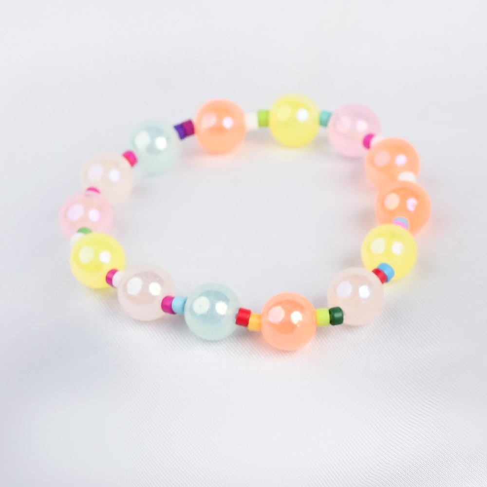 GIRLS ELEGANT BEADED NECKLACE & BRACELET