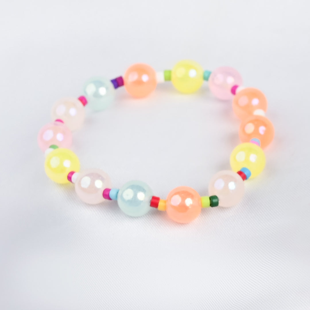 GIRLS ELEGANT BEADED NECKLACE & BRACELET