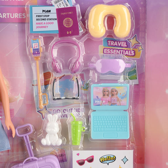 11.5" Lovely Fashion Doll with Accessories Set