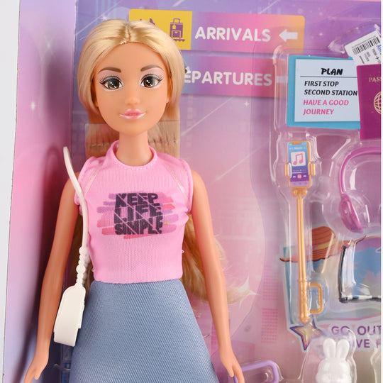 11.5" Lovely Fashion Doll with Accessories Set