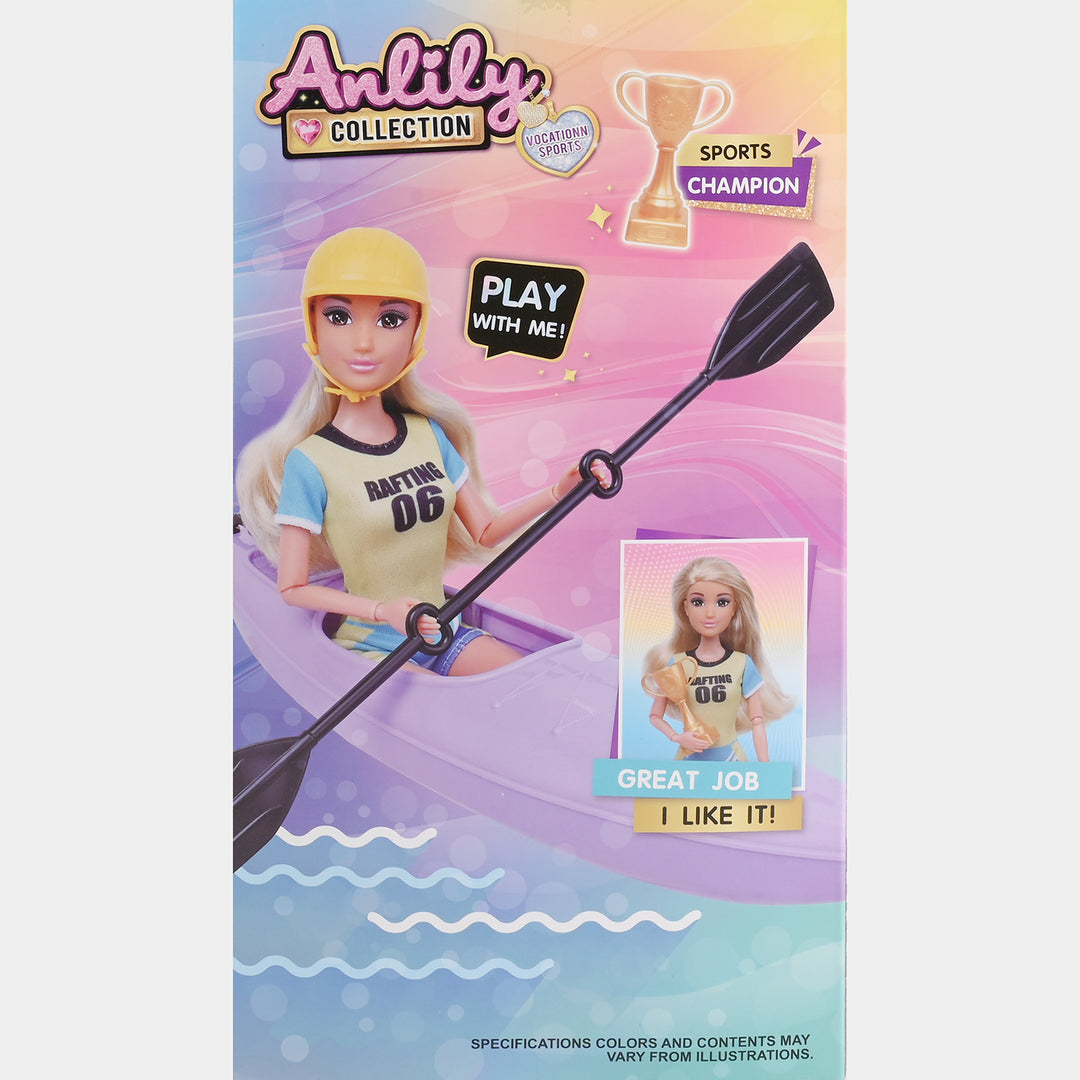 11.5" Lovely Fashion Doll with Accessories Set