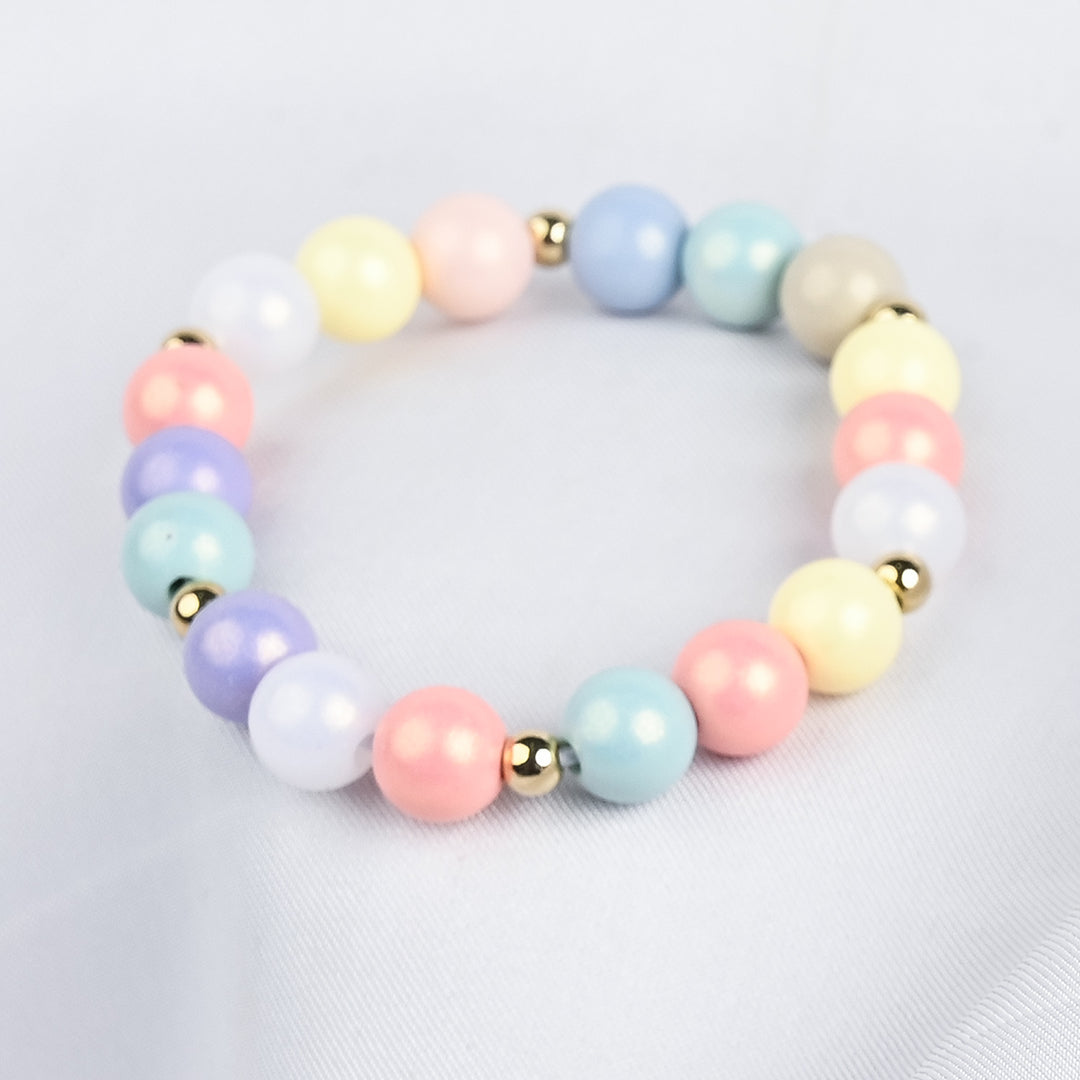GIRLS ELEGANT BEADED NECKLACE & BRACELET