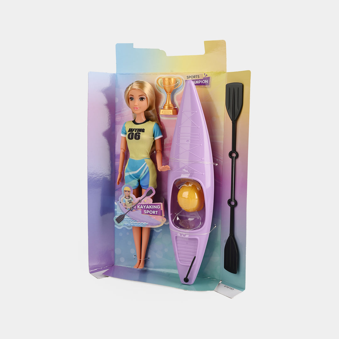 11.5" Lovely Fashion Doll with Accessories Set