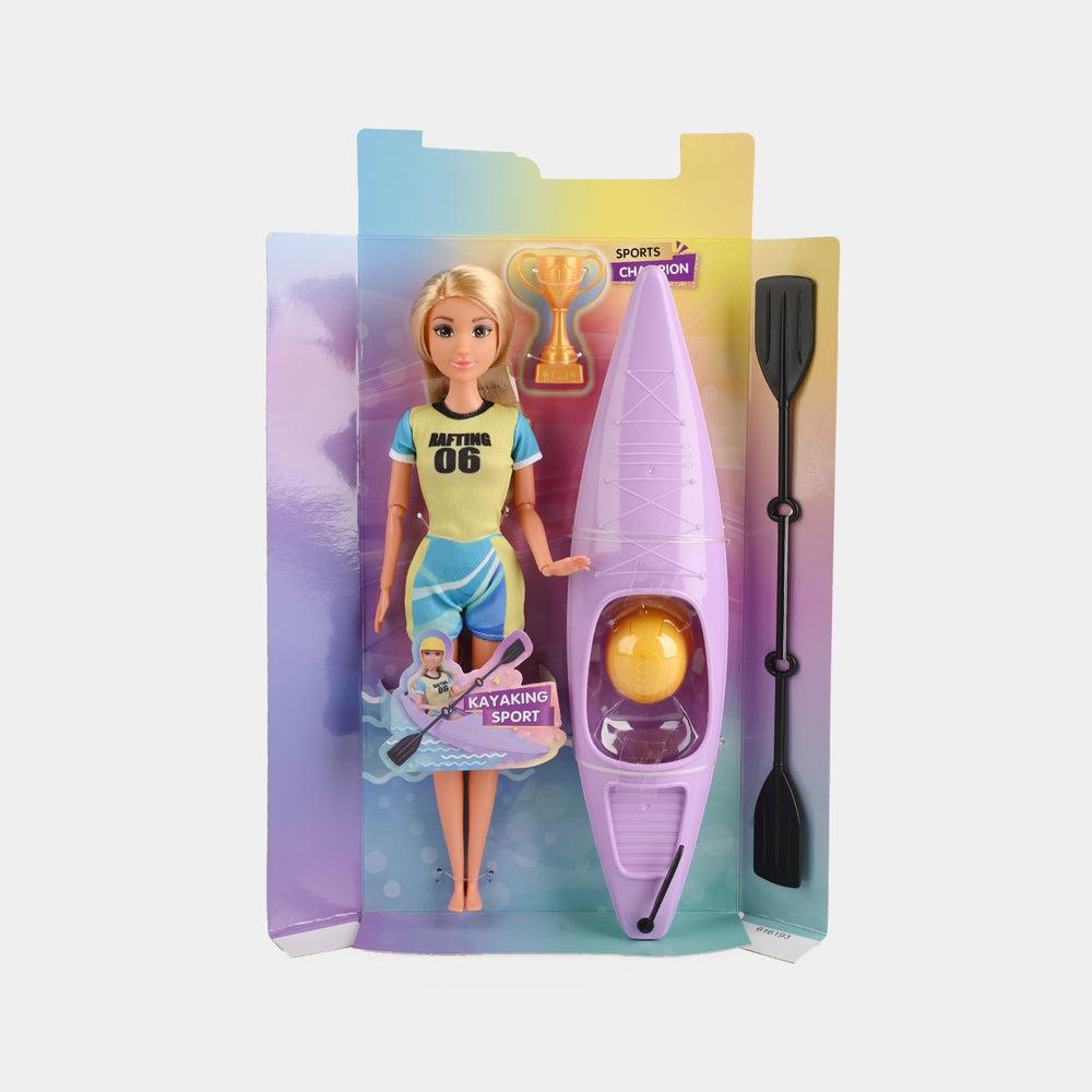 11.5" Lovely Fashion Doll with Accessories Set
