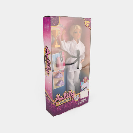 11.5" Lovely Fashion Doll with Accessories Set