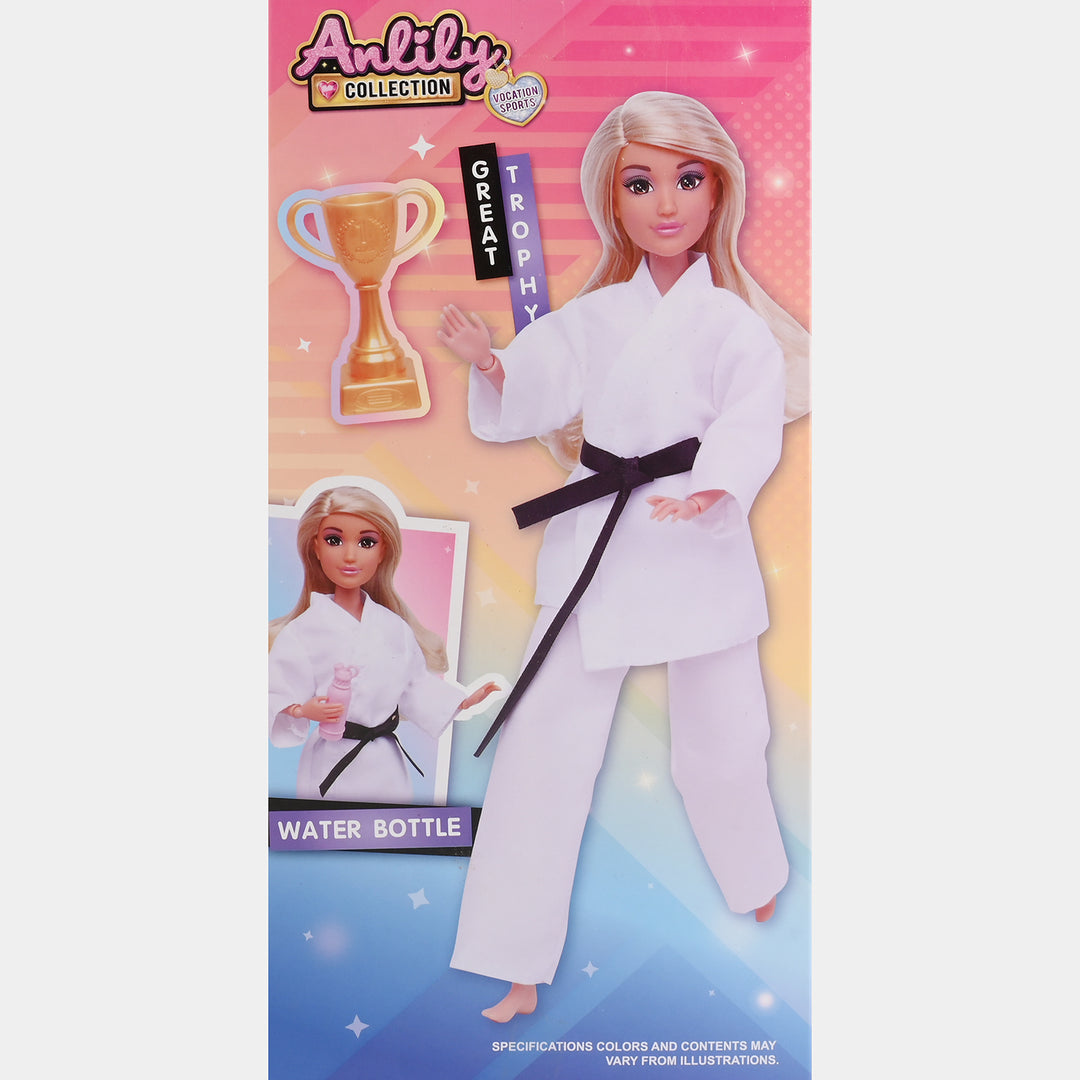 11.5" Lovely Fashion Doll with Accessories Set