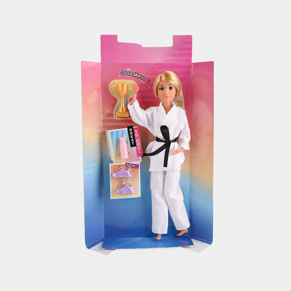 11.5" Lovely Fashion Doll with Accessories Set