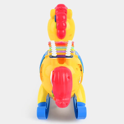 5 in 1 rocking horse shape musical instrument for kids
