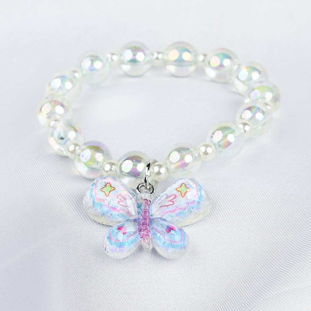 GIRLS ELEGANT BEADED NECKLACE & BRACELET
