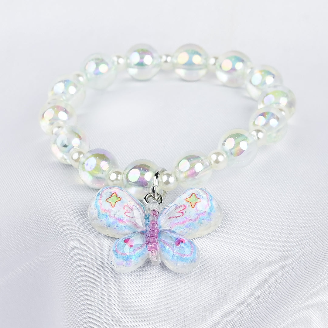 GIRLS ELEGANT BEADED NECKLACE & BRACELET
