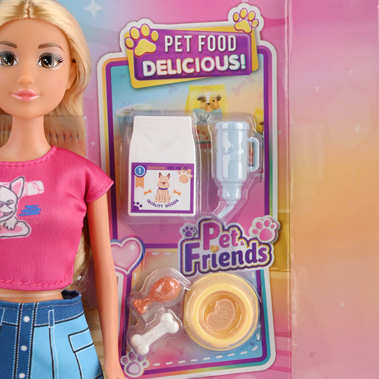 11.5" Lovely Fashion Doll with Accessories Set