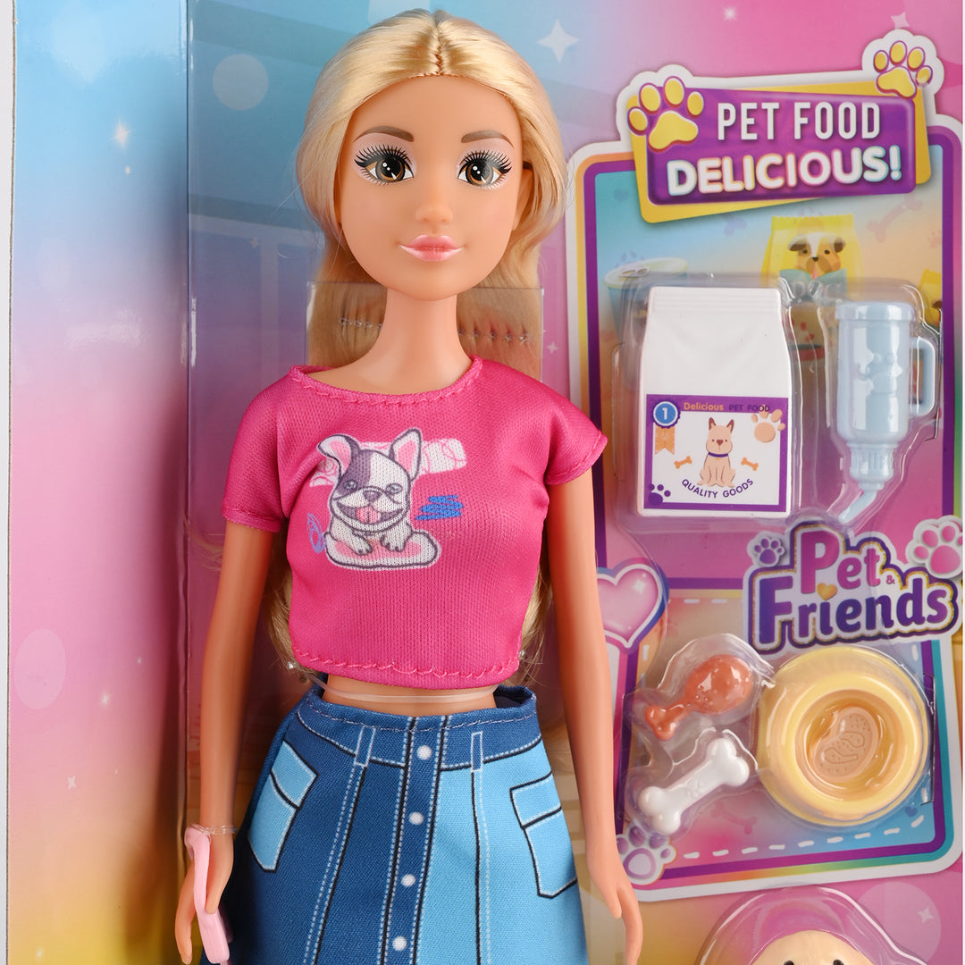 11.5" Lovely Fashion Doll with Accessories Set