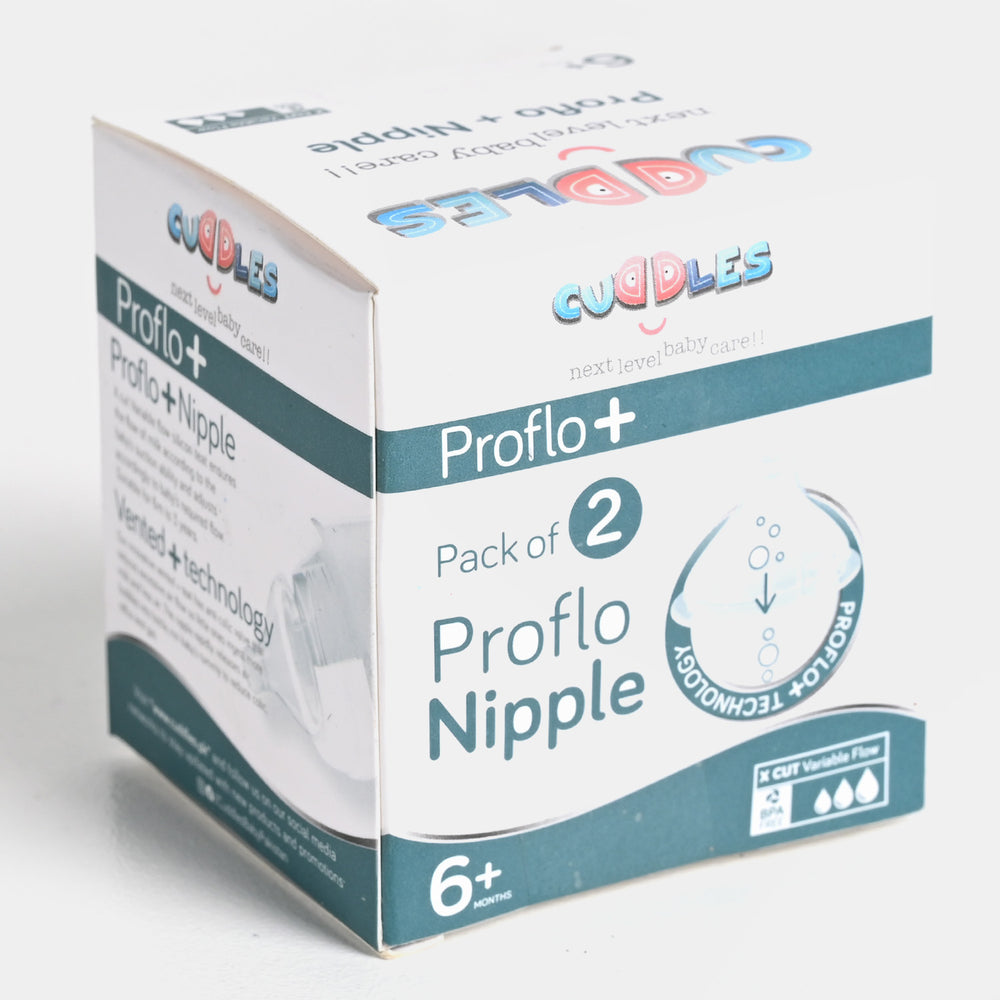 Proflo + Nipple Pack Of 2