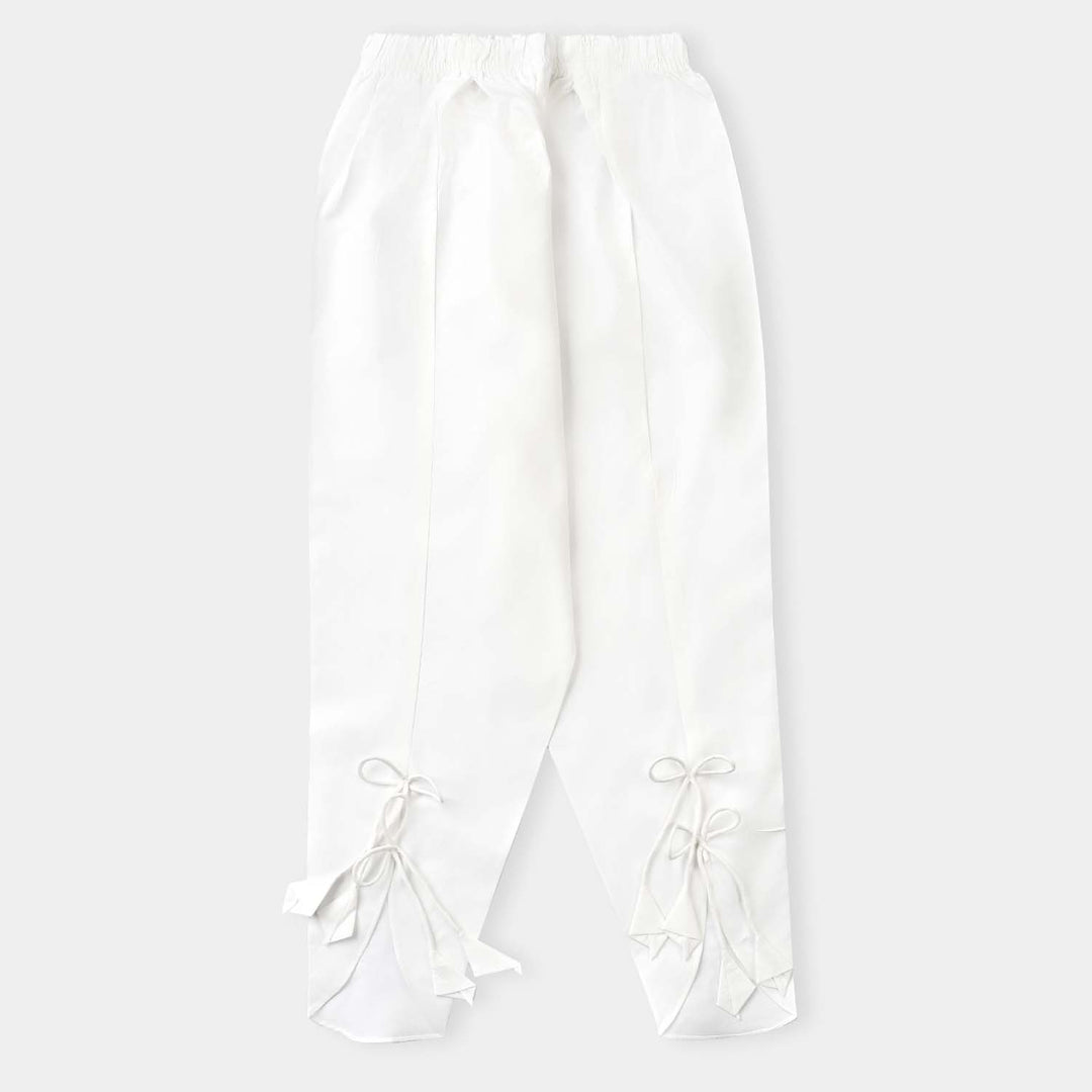 Girls Tulip Pant-White