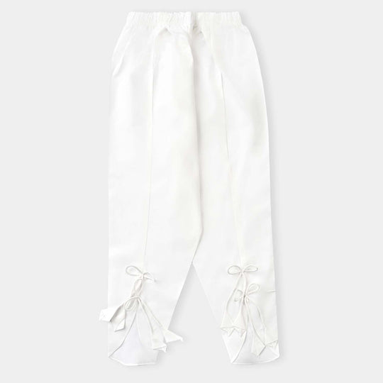 Girls Tulip Pant-White