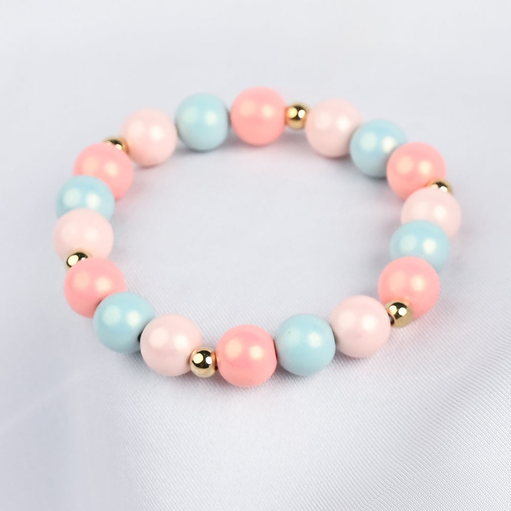 GIRLS ELEGANT BEADED NECKLACE & BRACELET