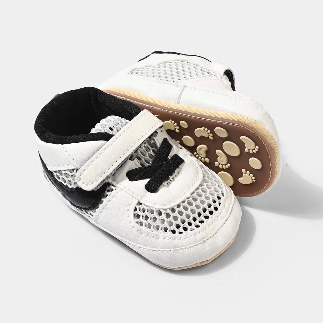 Infant Boys Shoes 7110-White/Black