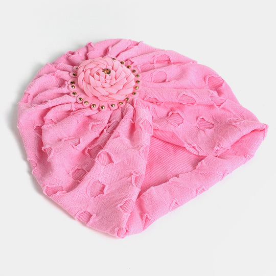 Baby Turban Cap/Hat | Pink