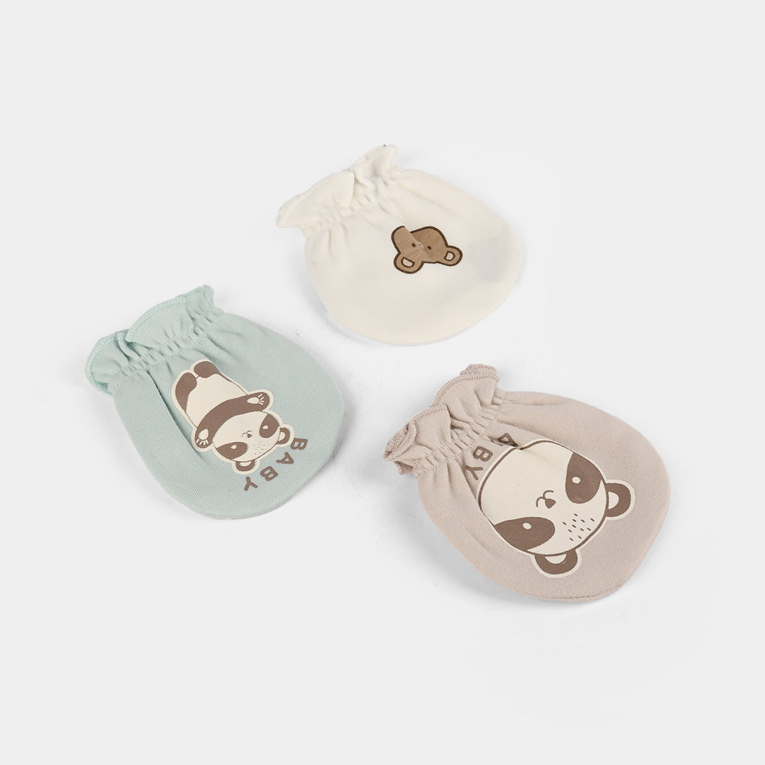 Baby Mittens – 3 Pairs (Newborn)