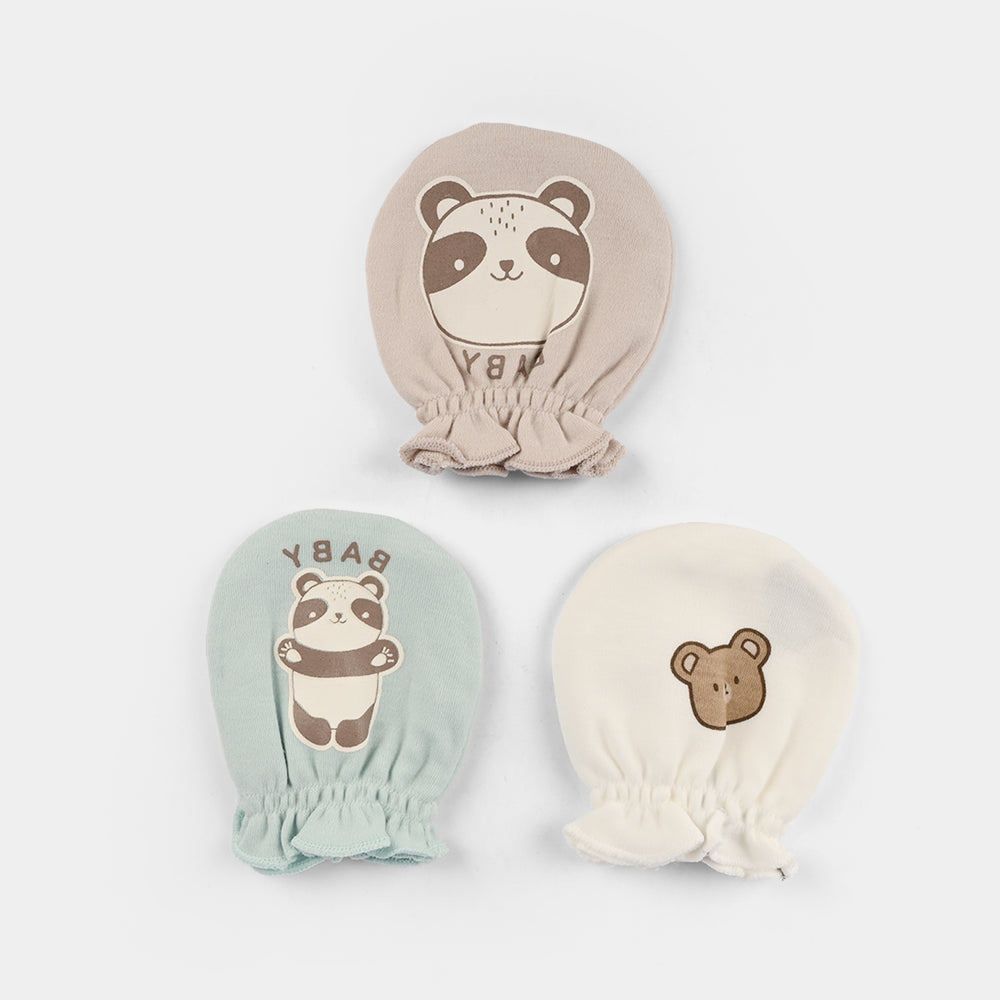 Baby Mittens – 3 Pairs (Newborn)