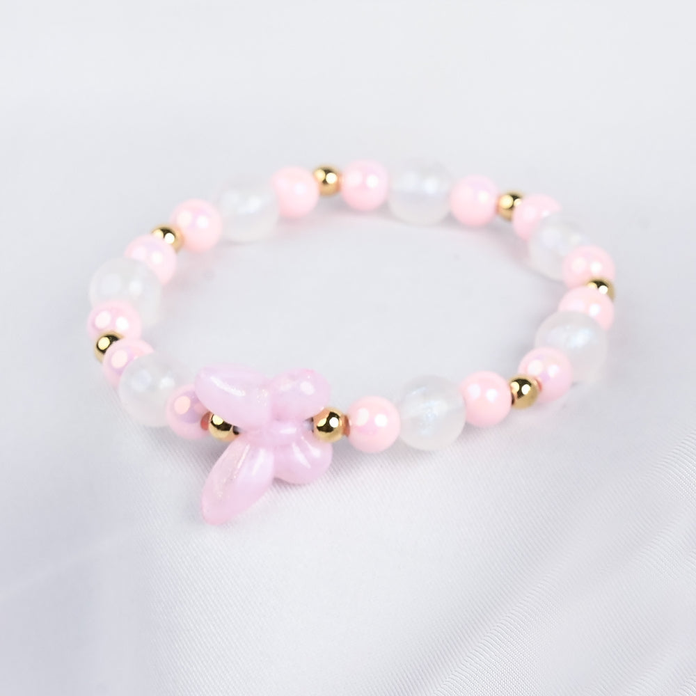 GIRLS ELEGANT BEADED NECKLACE & BRACELET