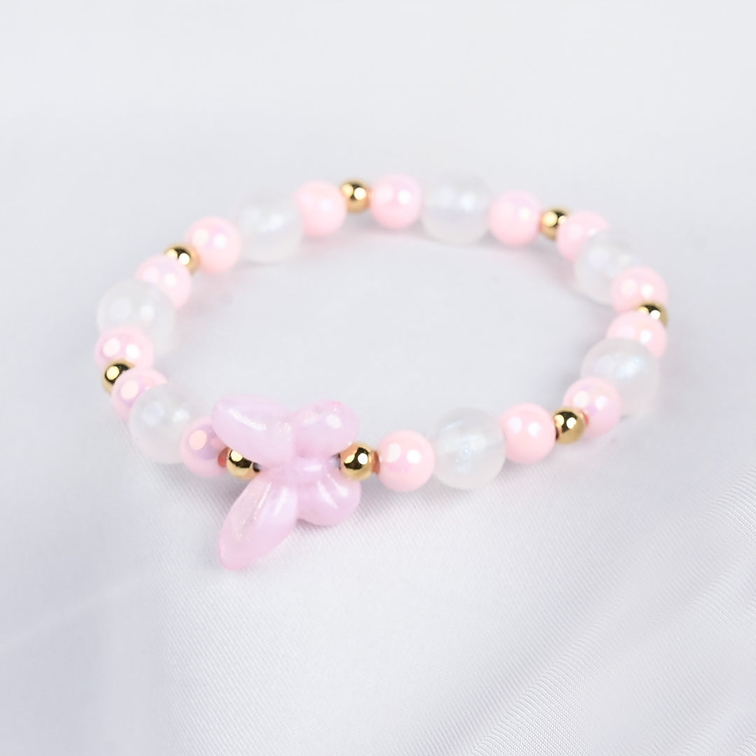 GIRLS ELEGANT BEADED NECKLACE & BRACELET