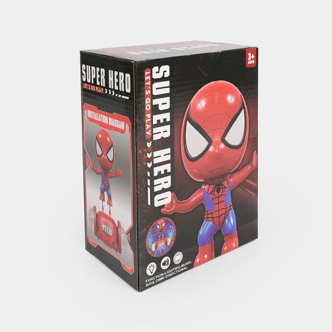 Superhero Electric Balance Scooter Toy with Light & Sound