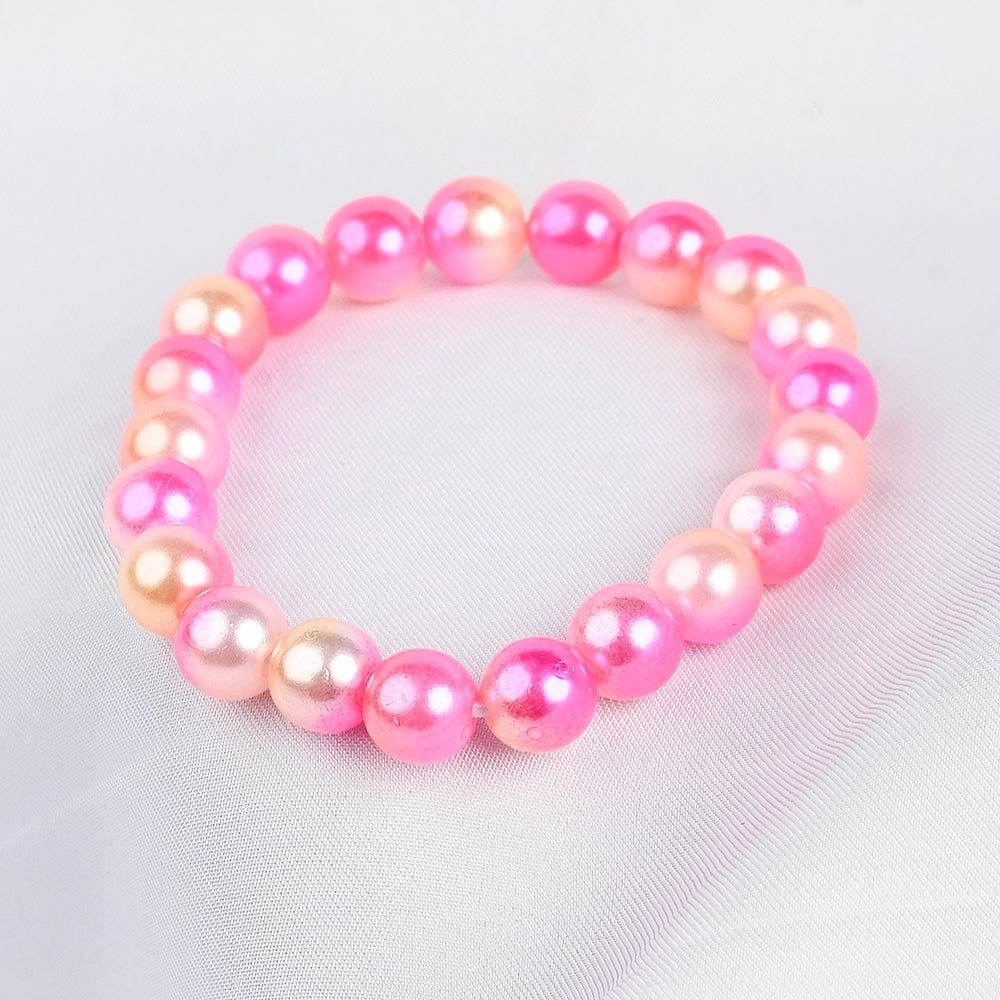 GIRLS ELEGANT BEADED NECKLACE & BRACELET