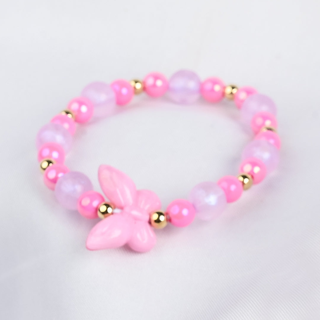 GIRLS ELEGANT BEADED NECKLACE & BRACELET