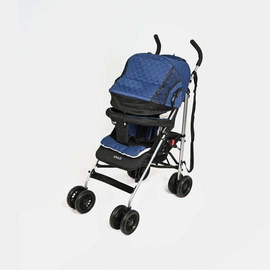 Foldable Travel Pram Stroller Buggy (Joyous) -HS807 Navy Blue