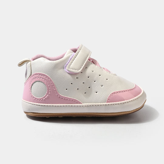 Infant Girls Shoes 6182-White/Pink