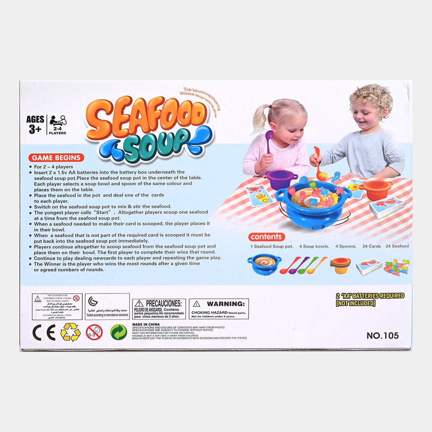 Sea Food Soup Game Play Set For Kids