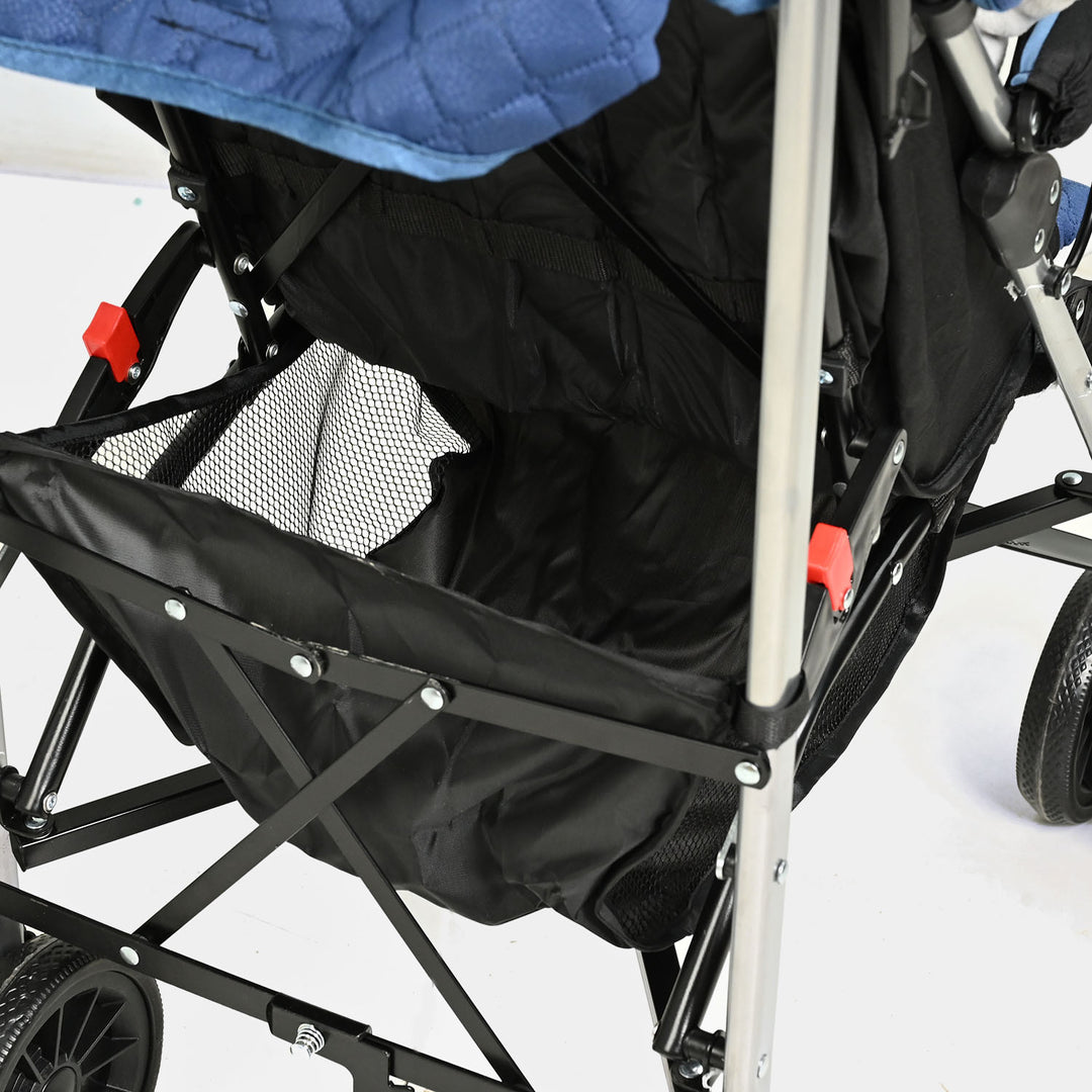 Foldable Travel Pram Stroller Buggy (Joyous) -HS807 Navy Blue