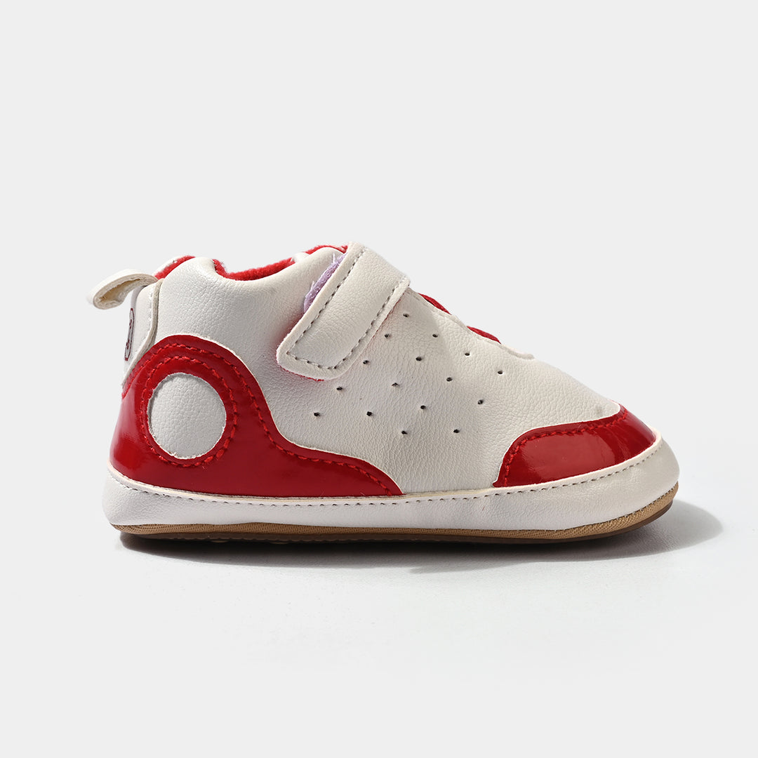 Infant Boys Shoes 6182-White/Red