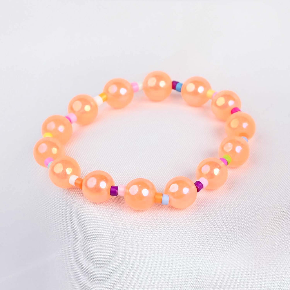 GIRLS ELEGANT BEADED NECKLACE & BRACELET