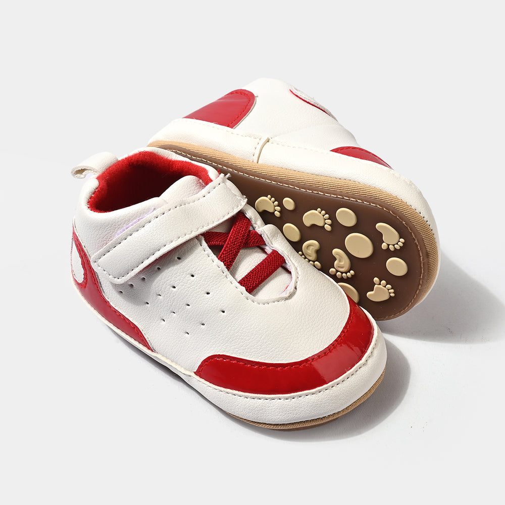Infant Boys Shoes 6182-White/Red