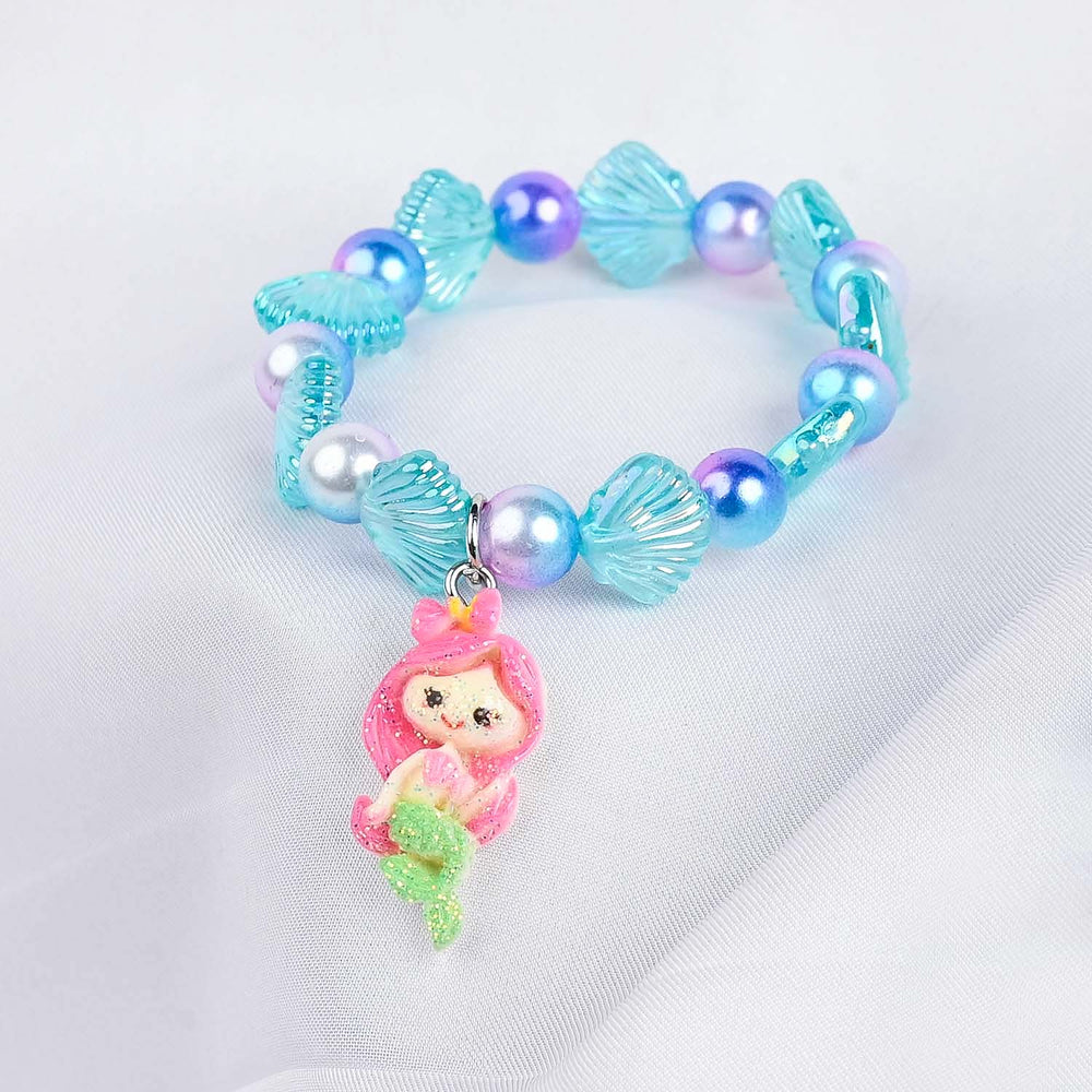 GIRLS ELEGANT BEADED NECKLACE & BRACELET