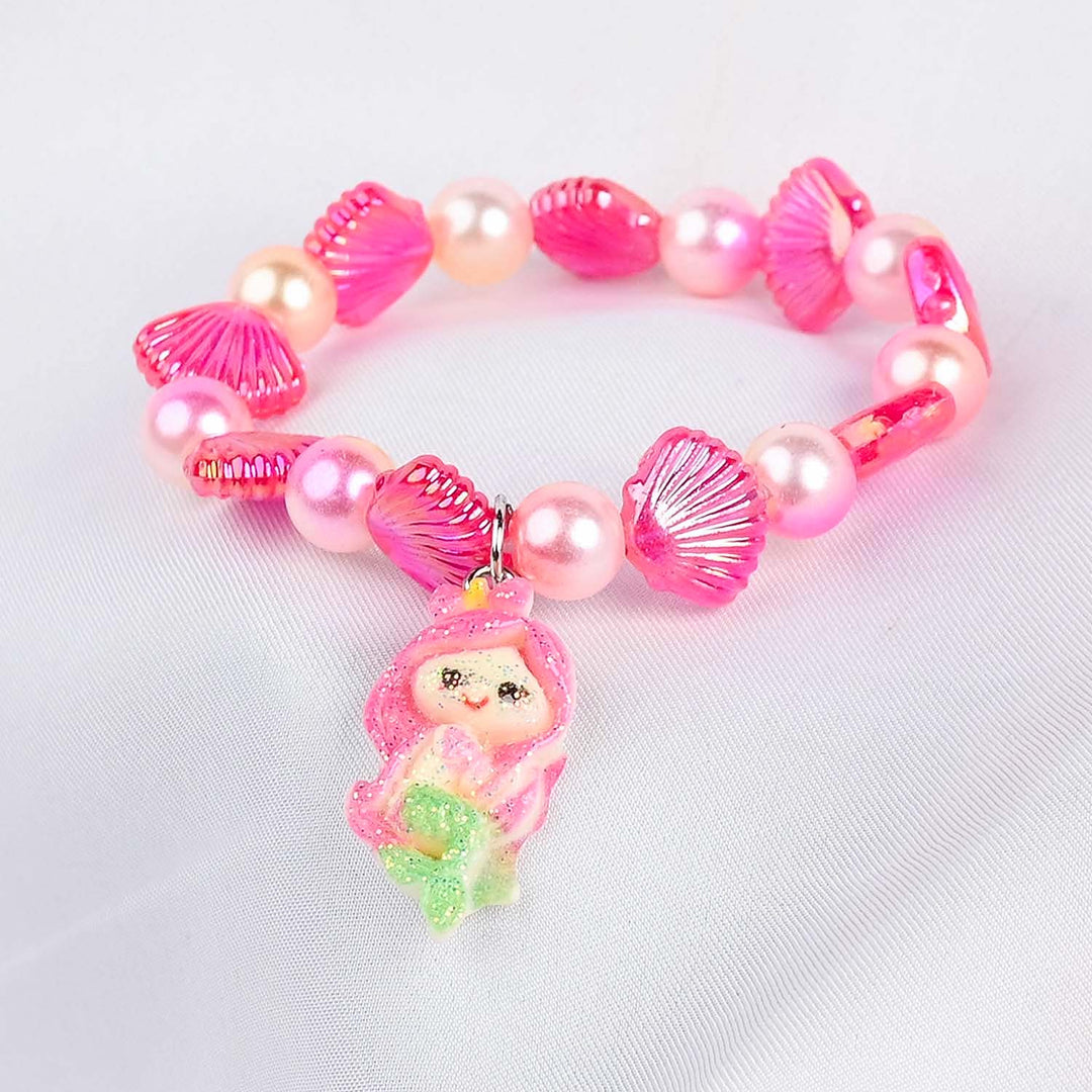 GIRLS ELEGANT BEADED NECKLACE & BRACELET