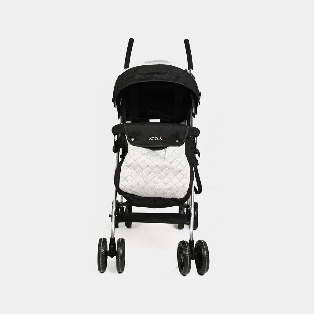 Foldable Travel Pram Stroller Buggy (Joyous) -HS807 Grey