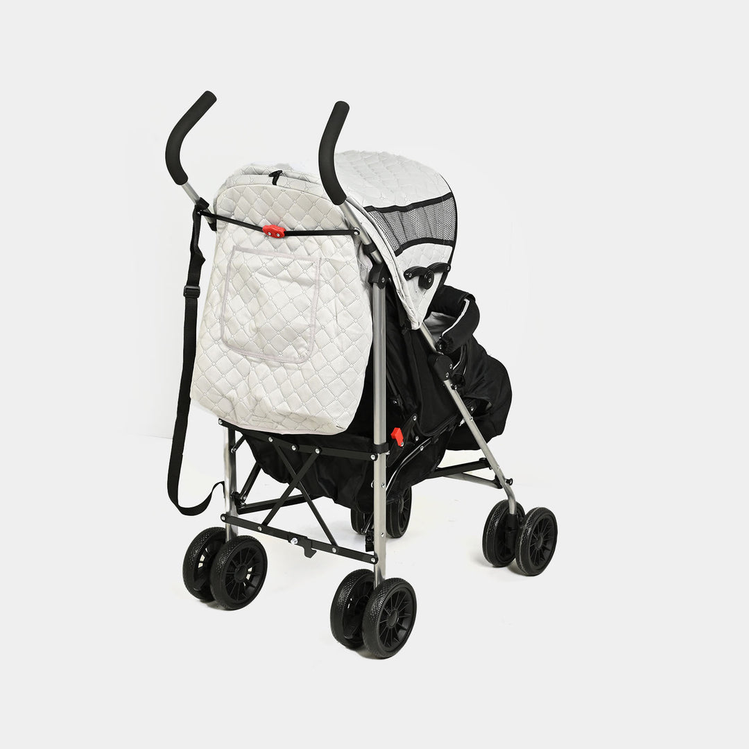 Foldable Travel Pram Stroller Buggy (Joyous) -HS807 Grey