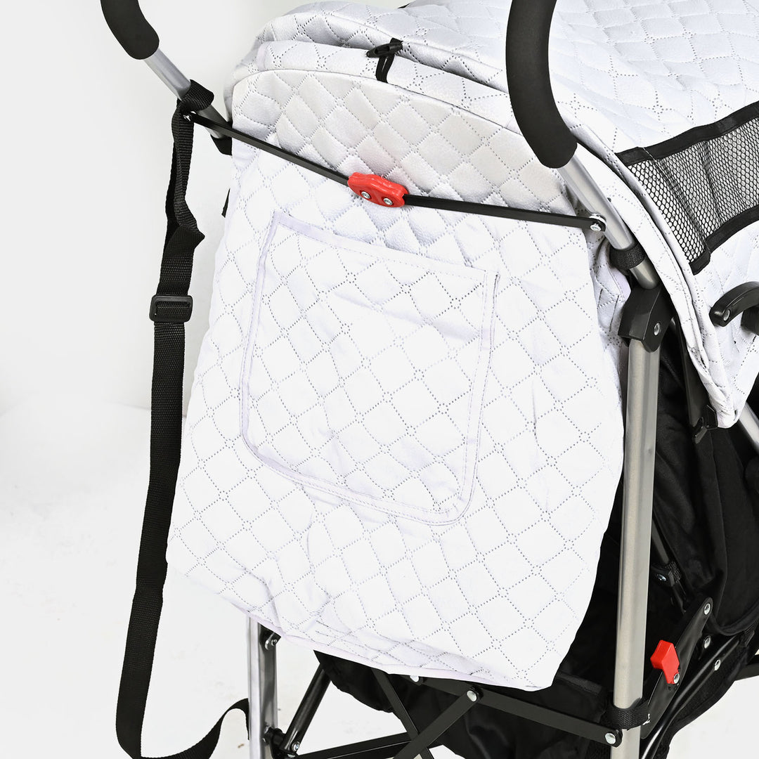 Foldable Travel Pram Stroller Buggy (Joyous) -HS807 Grey