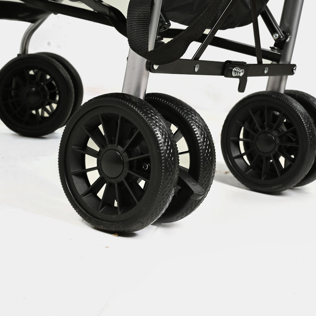 Foldable Travel Pram Stroller Buggy (Joyous) -HS807 Grey