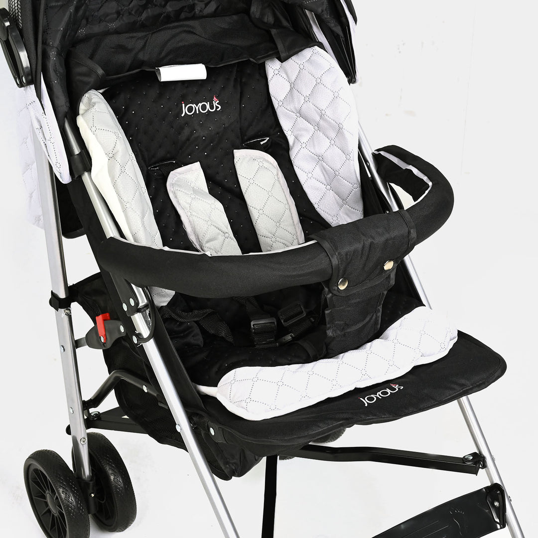Foldable Travel Pram Stroller Buggy (Joyous) -HS807 Grey
