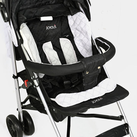 Foldable Travel Pram Stroller Buggy (Joyous) -HS807 Grey