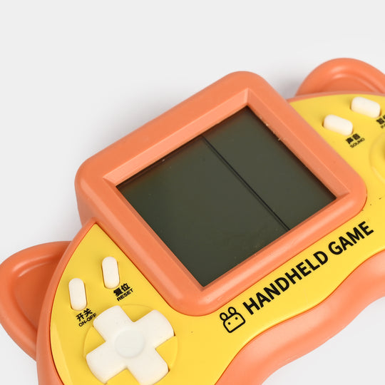 Kids Bear Handheld LCD Game Console - Orange
