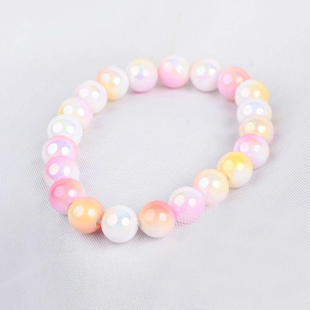 GIRLS ELEGANT BEADED NECKLACE & BRACELET